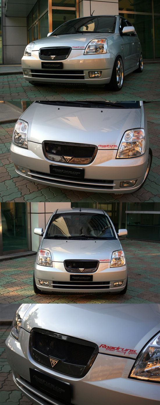 Решетка радиатора RoadRuns (неокрашено) KIA Picanto 2004-2011 no.16025