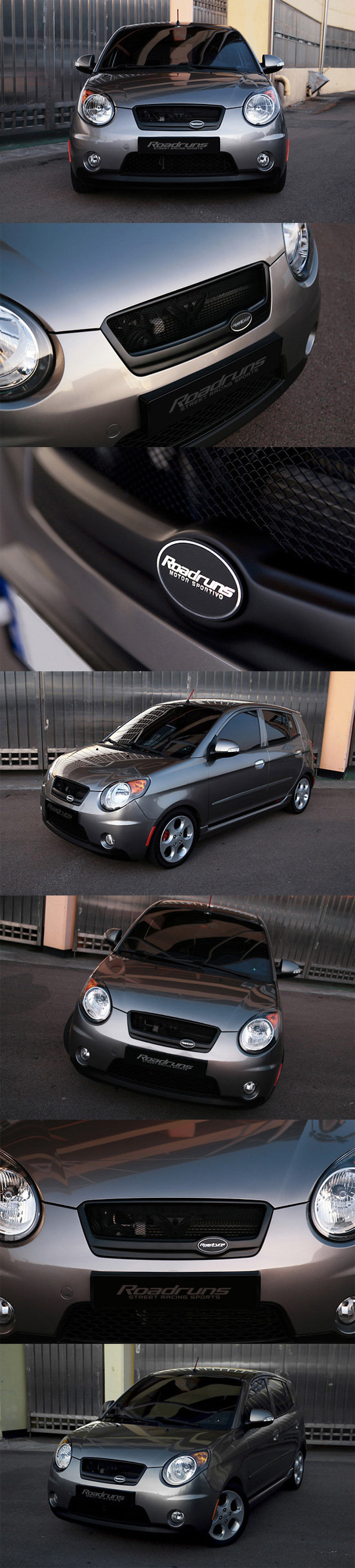 Решетка радиатора RoadRuns (неокрашено) KIA Picanto 2004-2011 no.16026
