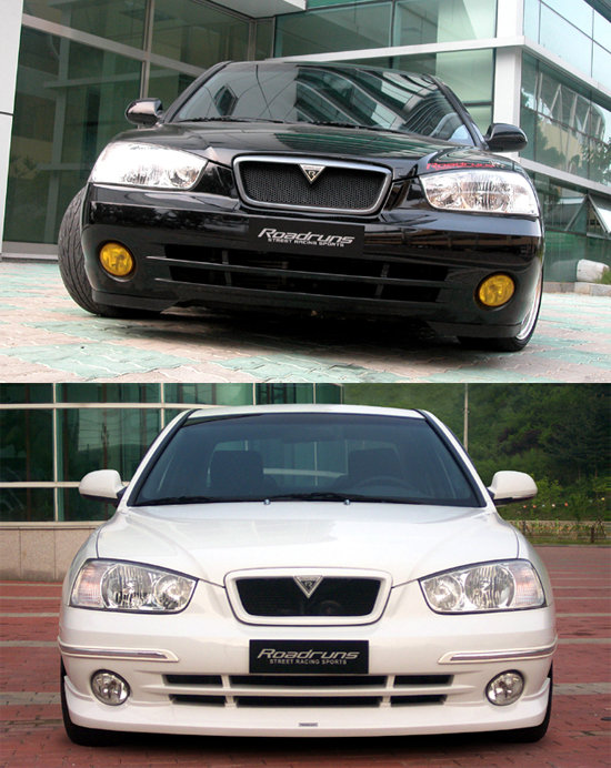 Решетка радиатора RoadRuns (неокрашено) Hyundai Elantra 2000-2005 ТагАЗ no.18190
