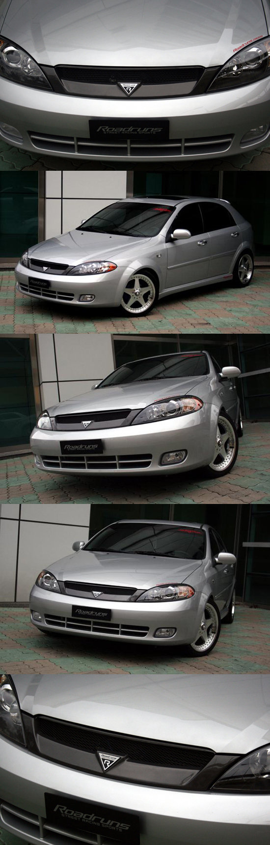 Решетка радиатора RoadRuns (окрашено) Chevrolet Lacetti 2002-2013 0637