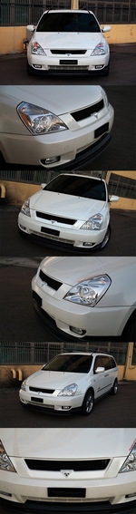 Решетка радиатора RoadRuns (окрашено) KIA Carnival 2006-2014