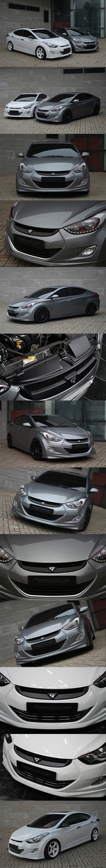 Решетка радиатора RoadRuns (окрашено) Hyundai Elantra 2010-2015