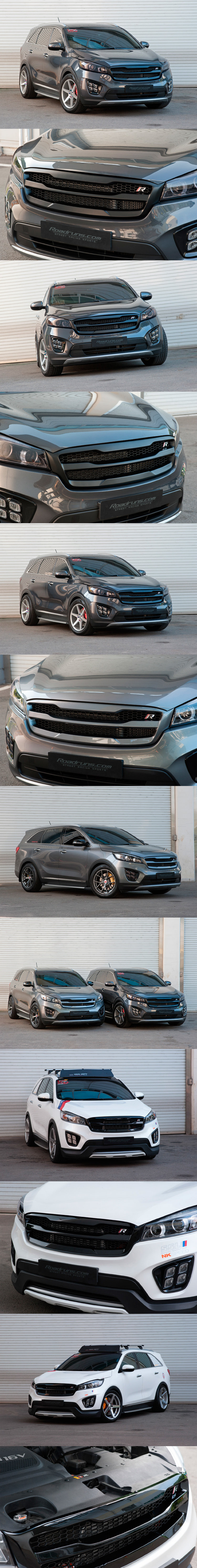 Решетка радиатора (с камерой) Roadruns KIA Sorento Prime 2015-2019 13752