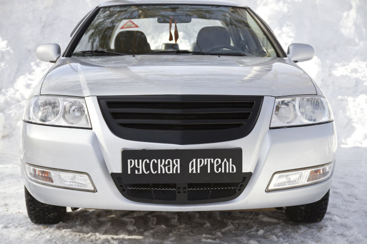 Решетка радиатора (с сеткой черной) Русская Артель Nissan Almera 2002-2009 19995