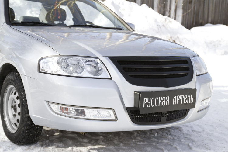 Решетка радиатора (с сеткой черной) Русская Артель Nissan Almera 2002-2009 19995