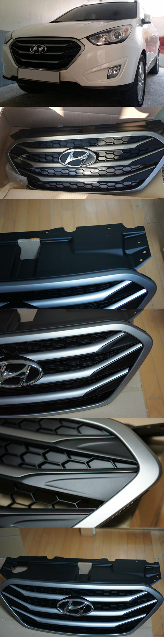 Решетка радиатора Tucson ix 2014 Mobis Hyundai ix35 2009-2015 no.16735