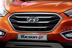 Решетка радиатора Tucson ix 2014 Mobis Hyundai ix35 2009-2015 ― Auto-Clover