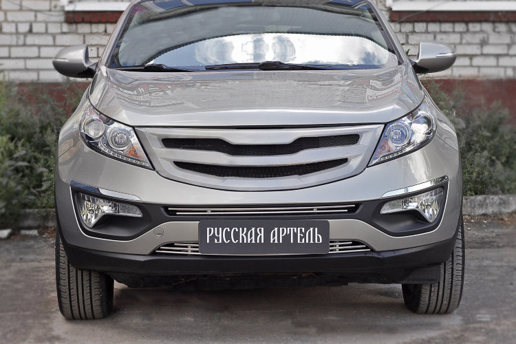 Решетка радиатора (вариант 1) Русская Артель KIA Sportage 2010-2015 19559