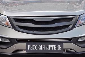 Решетка радиатора (вариант 1) Русская Артель KIA Sportage 2010-2015 ― Auto-Clover