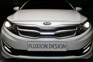 Решетка радиатора (вер.2) Fluxion &amp; Bliss (неокрашено) KIA Optima 2010-2015 ― Auto-Clover