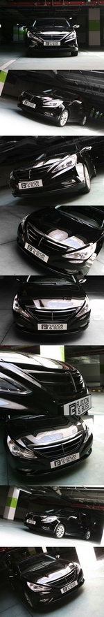 Решетка радиатора (вер.2) Fluxion &amp; Bliss (неокрашено) Hyundai Sonata 2009-2014