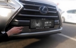 Решетка в передний бампер алюминиевая OEM-Tuning Lexus NX 2014-2019