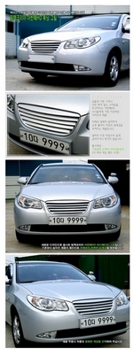 Решётка радиатора тип A Rimtec Hyundai Elantra 2006-2010