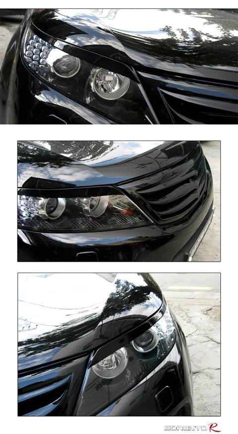 Реснички на фары 3D ArtX KIA Sorento 2009-2012 0427