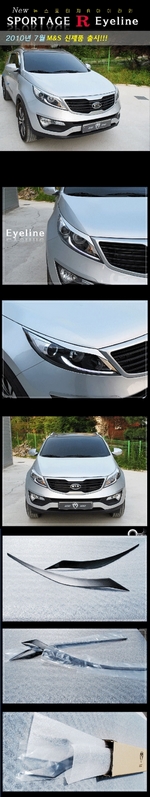 Реснички на фары M&amp;S KIA Sportage 2010-2015