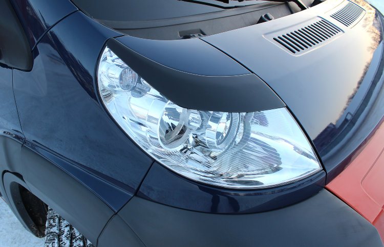 Реснички на фары Русская Артель Peugeot Boxer 2006-2019 no.665