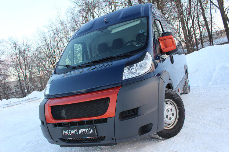 Реснички на фары Русская Артель Peugeot Boxer 2006-2019 no.665