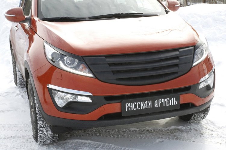 Реснички на фары Русская Артель KIA Sportage 2010-2015 no.782