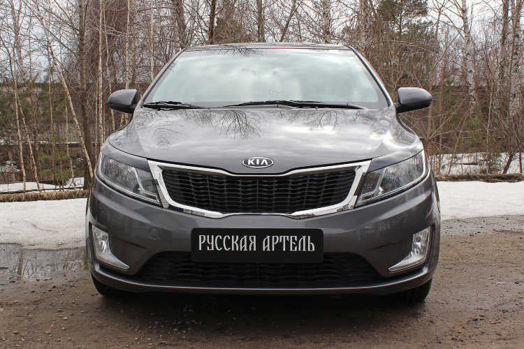Реснички на фары Русская Артель KIA Rio 2011-2017 no.808