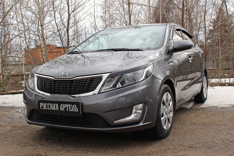 Реснички на фары Русская Артель KIA Rio 2011-2017 no.808