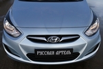 Реснички на фары Русская Артель Hyundai Solaris 2011-2017