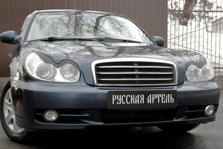 Реснички на фары Русская Артель Hyundai Sonata 2001-2005 ТагАЗ no.836
