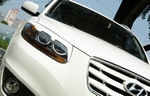 Реснички на фары тип В Rimtec Hyundai Santa Fe 2006-2009