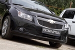 Реснички на фары (вариант 1) Русская Артель Chevrolet Cruze 2008-2016