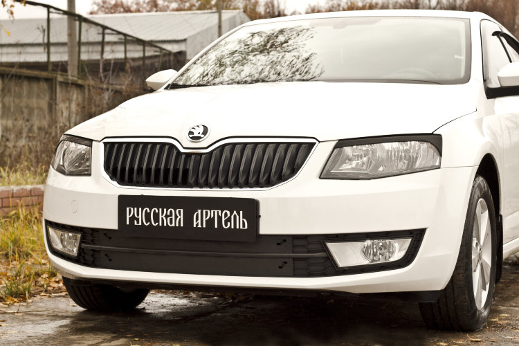 Реснички на передние фары Русская Артель Skoda Octavia III 2013-2019 no.149