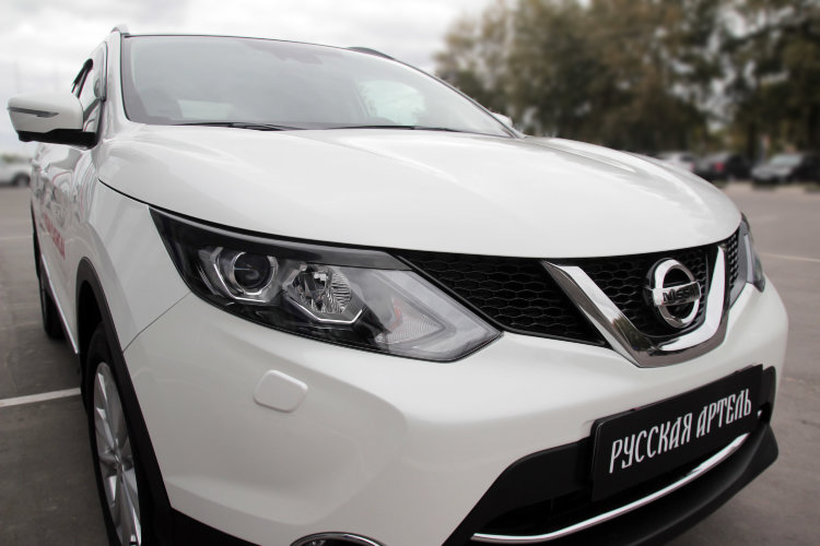 Реснички на передние фары Русская Артель Nissan Qashqai 2014-2019 no.18528