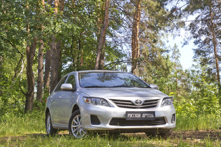 Реснички на передние фары Русская Артель Toyota Corolla 2007-2013 no.18339