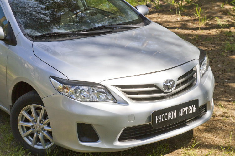 Реснички на передние фары Русская Артель Toyota Corolla 2007-2013 no.18339