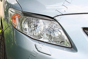 Реснички на передние фары Русская Артель Toyota Corolla 2007-2013 ― Auto-Clover