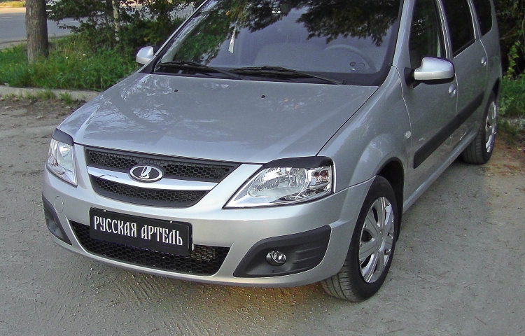 Реснички на передние фары Русская Артель LADA Largus 2012-2019 no.18300