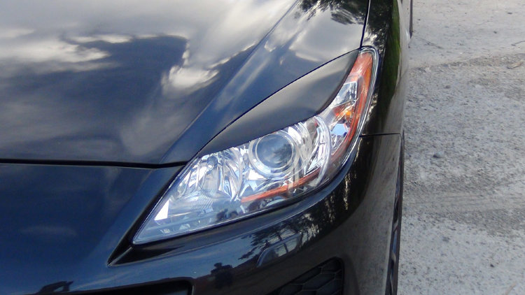 Реснички на передние фары Русская Артель Mazda 3 II 2009-2013 no.560