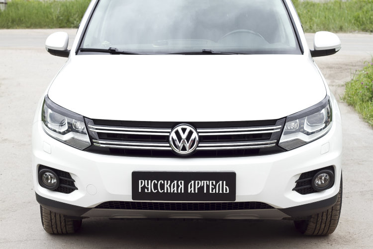Реснички на передние фары Русская Артель Volkswagen Tiguan I 2008-2016 no.586