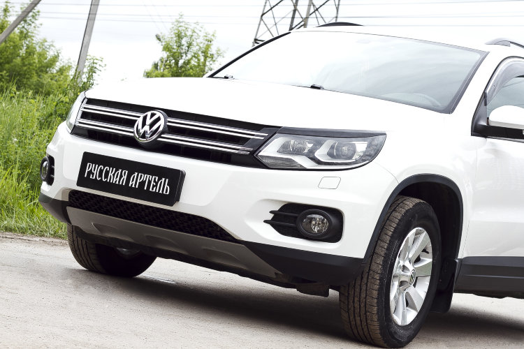 Реснички на передние фары Русская Артель Volkswagen Tiguan I 2008-2016 no.586