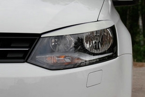 Реснички на передние фары (вариант 1) Русская Артель Volkswagen Polo V 2009-2019 ― Auto-Clover