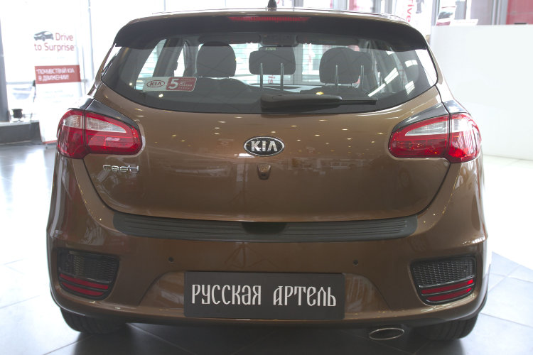 Реснички на задние фонари Русская Артель KIA Ceed 2012-2018 no.825