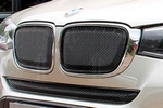 Сетка защитная 3D в решетку радиатора Premium черный Strelka BMW X3 (F25) 2010-2017