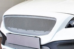 Сетка защитная 3D в решетку радиатора Premium хром Strelka Volvo V40 Cross Country 2012-2019