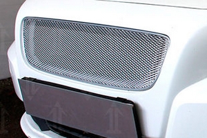 Сетка защитная 3D в решетку радиатора Premium хром Strelka Volvo S40 2004-2012 ― Auto-Clover