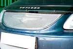Сетка защитная 3D в решетку радиатора Premium хром Strelka Chrysler Voyager 2001-2008