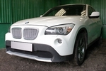 Сетка защитная 3D в решетку радиатора Premium хром Strelka BMW X1 (E84) 2009-2015
