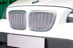 Сетка защитная 3D в решетку радиатора Premium хром Strelka BMW X1 (E84) 2009-2015