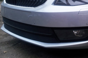 Сетка защитная в бампер (2 элемента) Standart черный Strelka Skoda Octavia III 2013-2019 ― Auto-Clover