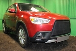 Сетка защитная в бампер 3D Premium черный Strelka Mitsubishi ASX 2010-2019
