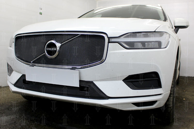 Сетка защитная в бампер Optimal черный Strelka Volvo XC60 2018-2019 18803