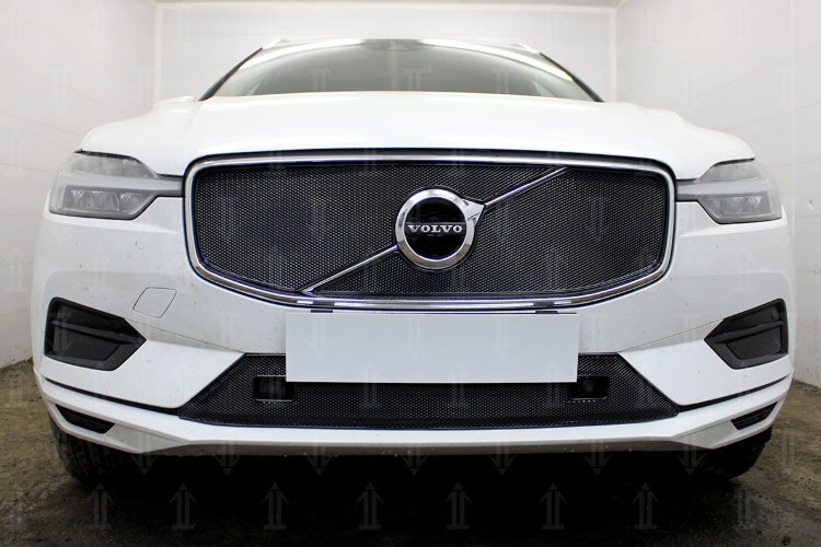 Сетка защитная в бампер Optimal черный Strelka Volvo XC60 2018-2019 18803