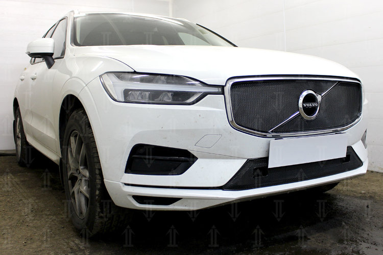 Сетка защитная в бампер Optimal черный Strelka Volvo XC60 2018-2019 18803